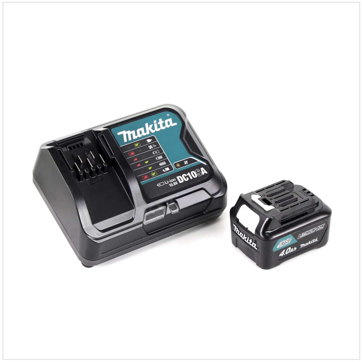 Makita JV 101 DSM1J Akku Pendelhub Stichsäge 10,8V im Makpac + 1x 4,0Ah Akku + Ladegerät - Toolbrothers