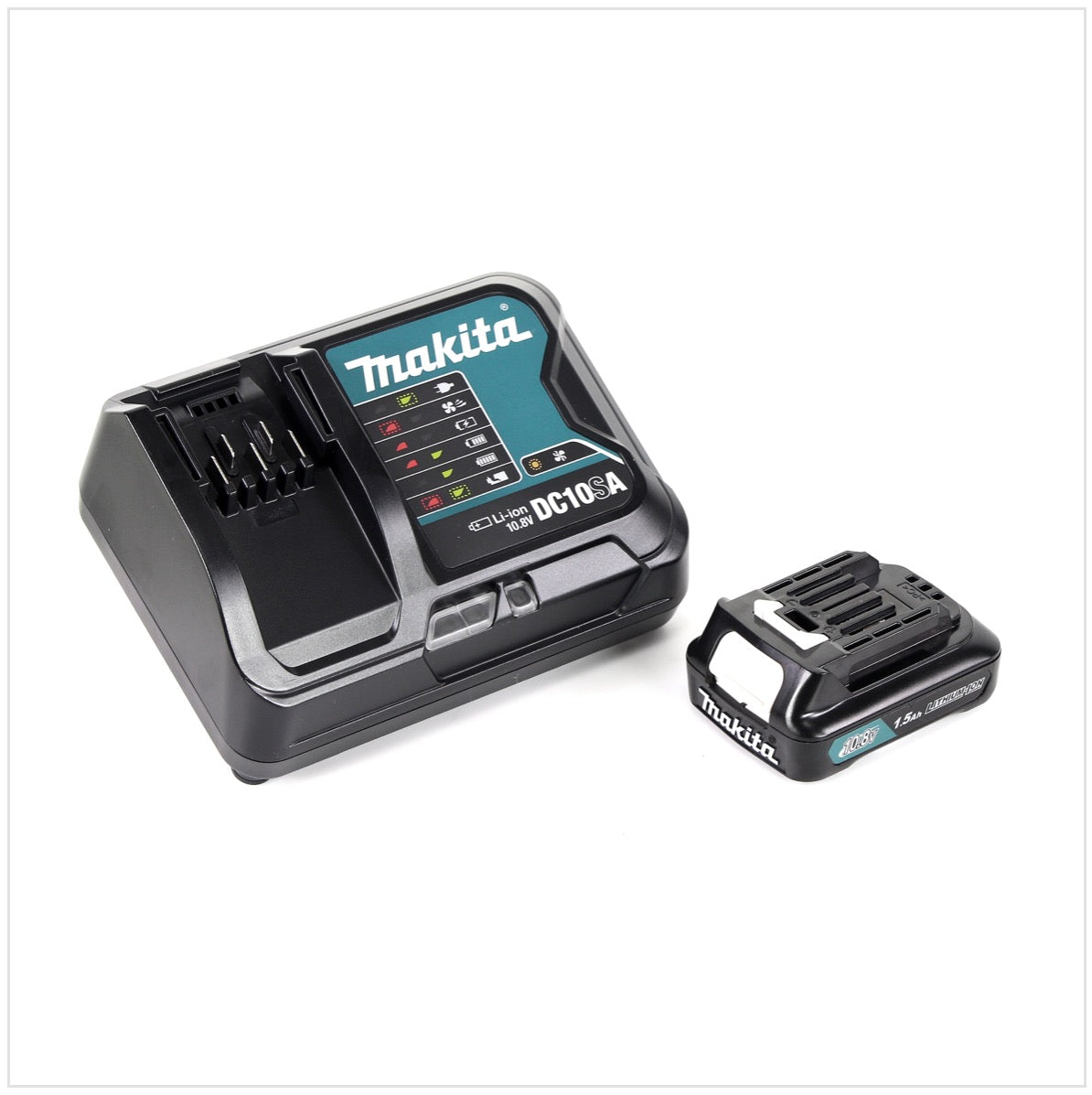 Makita JR 103 DY1J-D 10,8 V Akku Säbel Reciprosäge + 1 x 1,5 Ah Akku + Ladegerät im Makpac 1 Systemkoffer - Toolbrothers