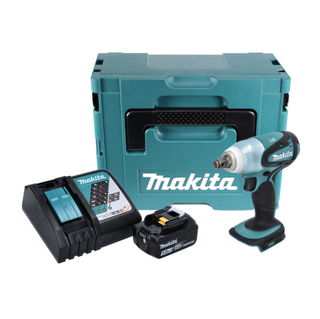 Makita DTW 251 RT1J Akku Schlagschrauber 18 V 230 Nm 1/2" + 1x Akku 5,0 Ah + Ladegerät + Makpac - Toolbrothers