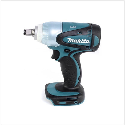 Makita DTW 251 RAJ Akku Schlagschrauber 18 V 230 Nm 1/2" + 2x Akku 2,0 Ah + Ladegerät + 9 tlg. Steckschlüsselsatz + Makpac - Toolbrothers