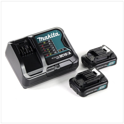 Makita Power Source Kit 10,8V mit 2x BL1015B Akku 1,5Ah + DC10SA Ladegerät - Toolbrothers