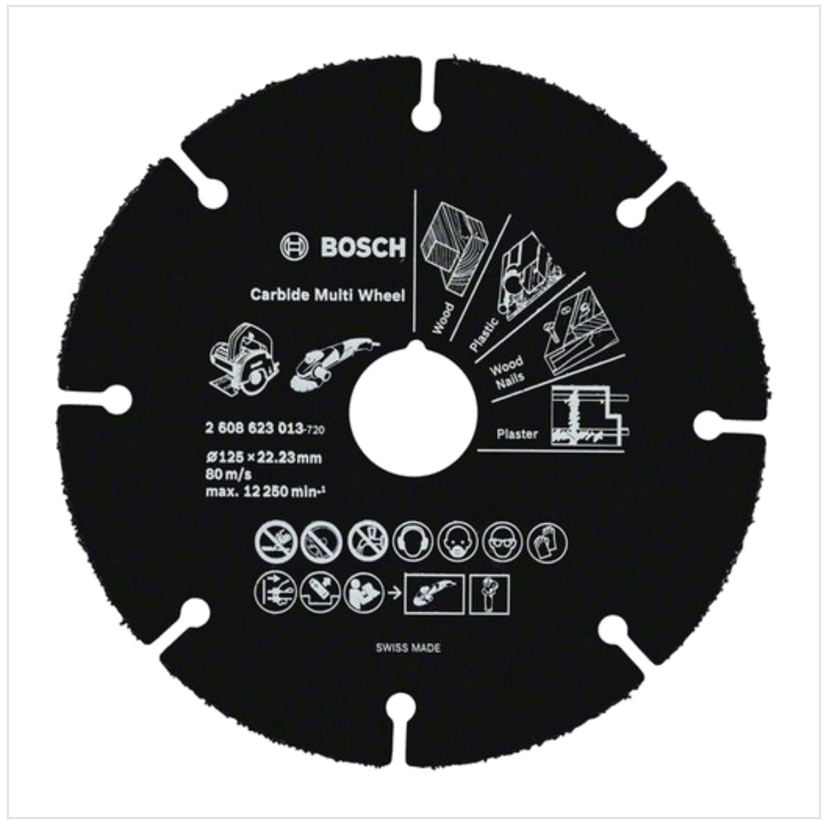 Bosch Carbide Multi Wheel Hartmetall Trennscheibe 125 mm ( 2608623013 ) - Toolbrothers