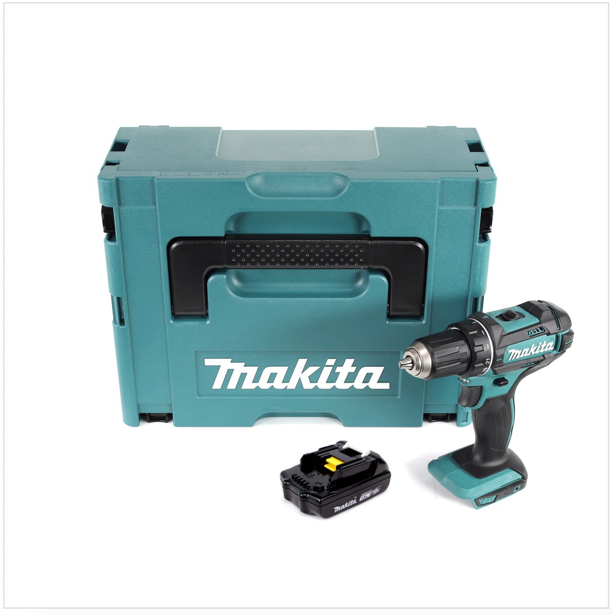 Makita DDF 482 Y1J Akku Bohrschrauber 18V 62Nm im Makpac + 1x 1,5 Ah Akku - Toolbrothers