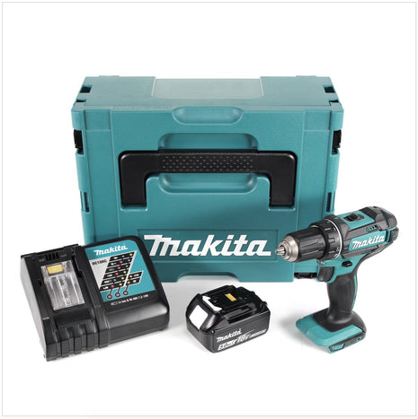 Makita DDF 482 RT1J Akku Bohrschrauber 18V 62Nm + 1x Akku 5,0Ah + Ladegerät im Makpac 2 - Toolbrothers