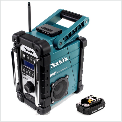 Makita DMR 110 A1 Digital Baustellen Radio 7,2 - 18 V DAB+ + 1x Akku 2,0 Ah - ohne Ladegerät - Toolbrothers