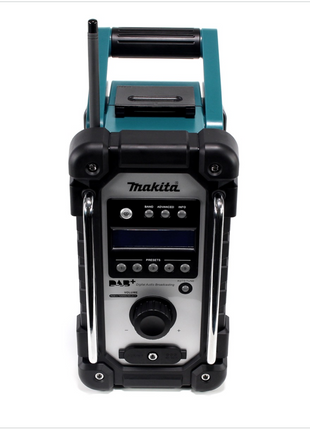 Makita DMR 110 RA1 Digital Baustellen Radio 7,2 - 18 V DAB+ + 1x Akku 2,0 Ah + Ladegerät - Toolbrothers