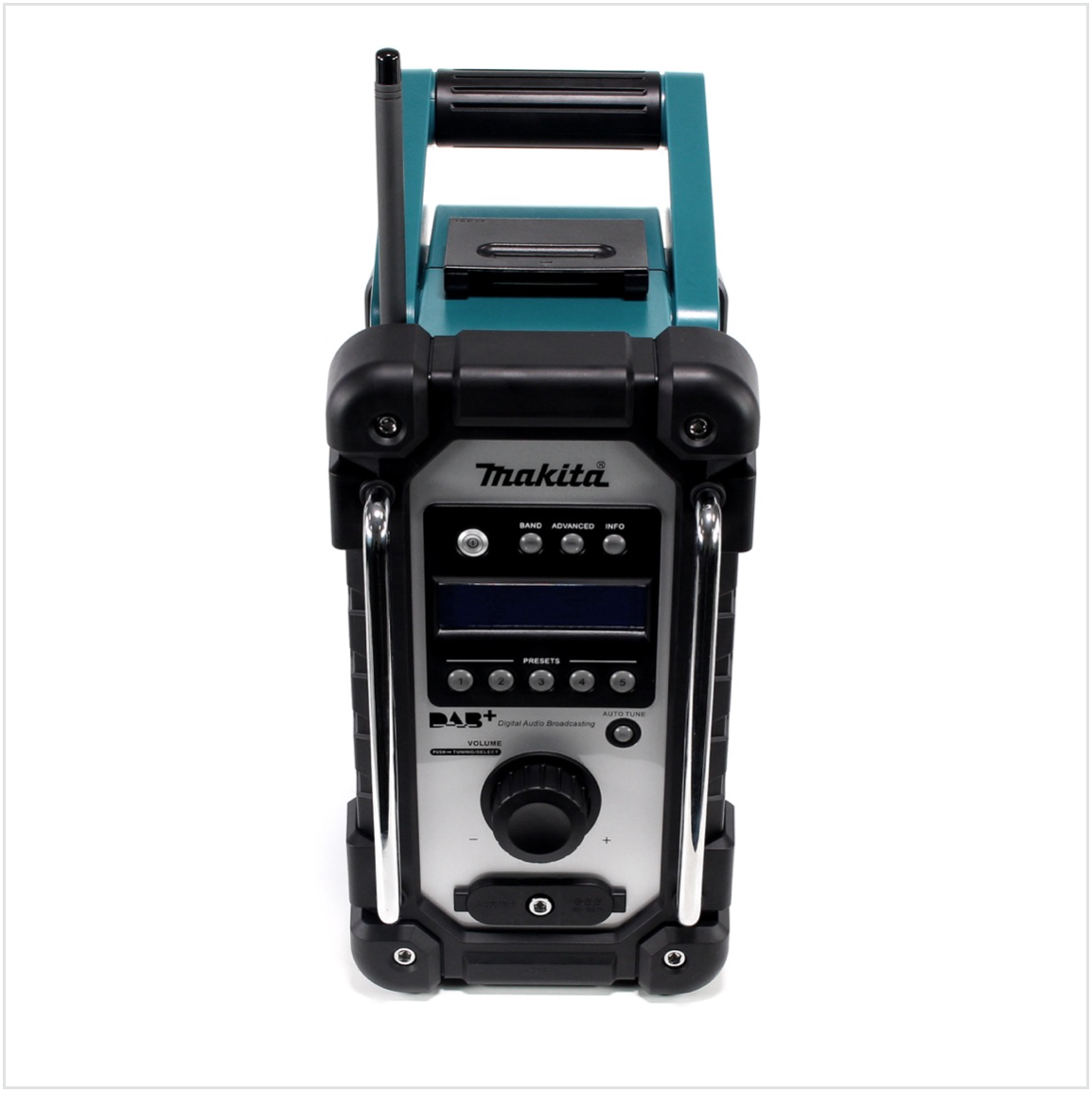 Makita DMR 110 RA1 Digital Baustellen Radio 7,2 - 18 V DAB+ + 1x Akku 2,0 Ah + Ladegerät - Toolbrothers