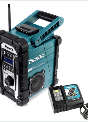 Makita DMR 110 Digital Baustellen Radio DAB+ inkl. 1x  3,0 Ah Akku + Schnell Ladegerät - Toolbrothers