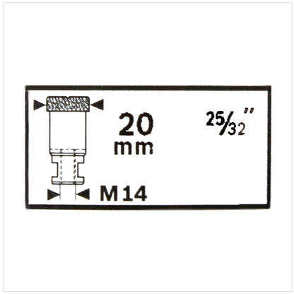 Bosch Diamanttrockenbohrer 20 mm Dry Speed / Milling Cutter best for Ceramic ( 2608587115 ) - Toolbrothers