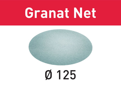 Festool STF D125 P80 GR NET/50 Netzschleifmittel Granat Net ( 203294 ) für RO 125, ES 125, ETS 125, ETSC 125, ES-ETS 125, ES-ETSC 125, ETS EC 125, LEX 125