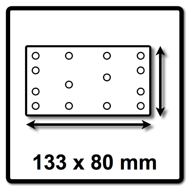 Festool STF 80x133 P180 GR NET/50 Netzschleifmittel Granat Net ( 203289 ) für RTS 400, RTSC 400, RS 400, RS 4, LS 130, HSK-A 80x130, HSK 80x133