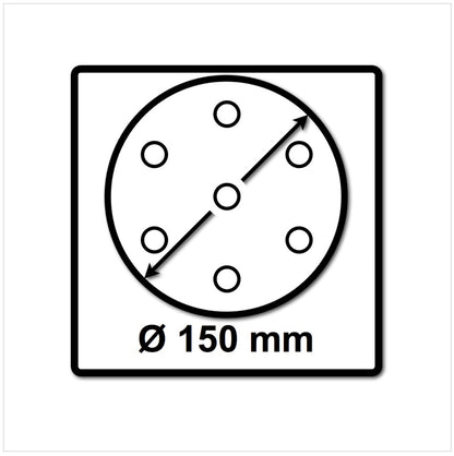 Festool Schleifscheiben STF D150/48 P80 GR/50 50 Stk. 150 mm / 50 Stk. ( 575162 )