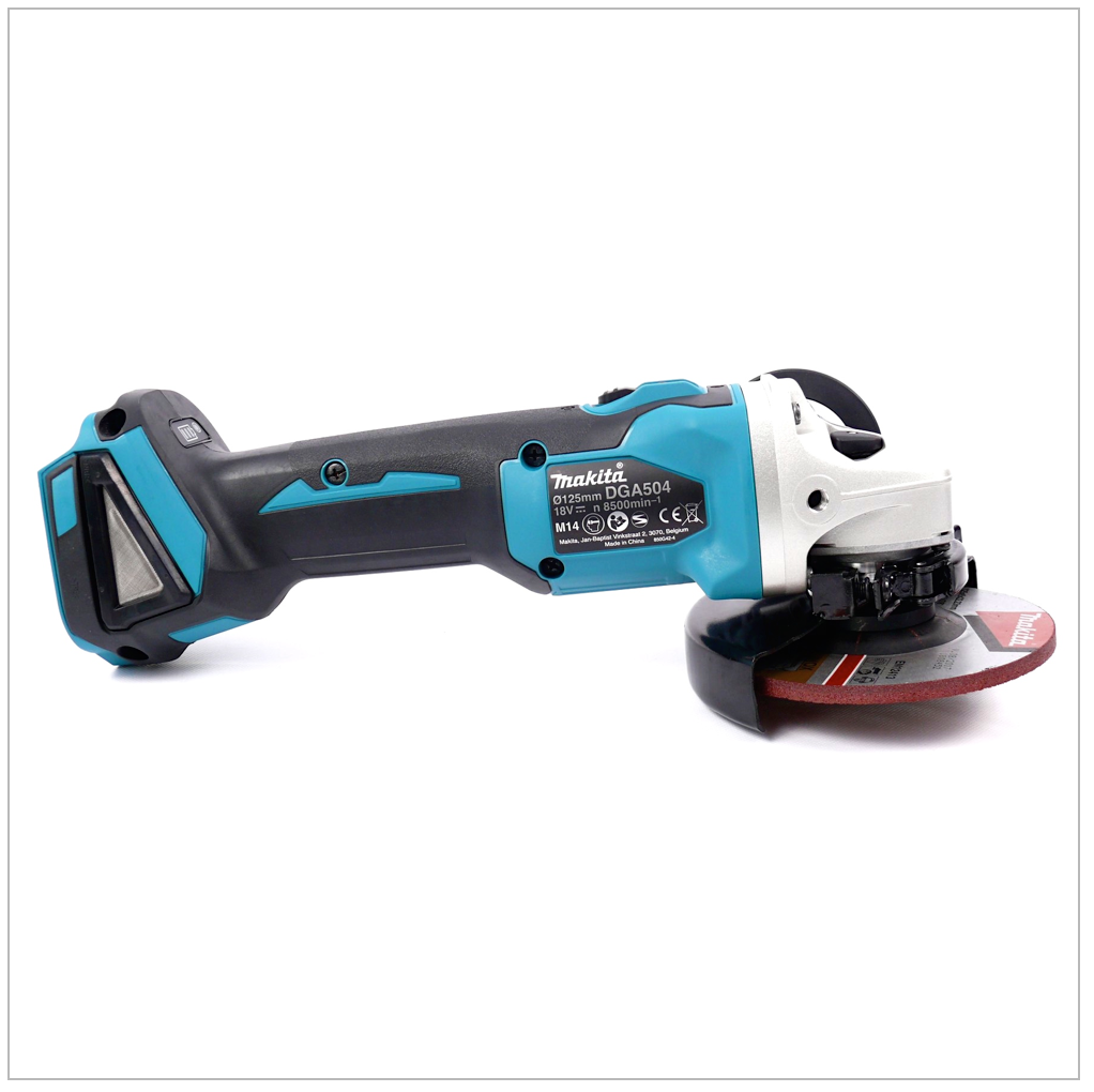 Makita DGA 504 F1 Akku Winkelschleifer 18 V 125mm Brushless + 1x Akku 3,0Ah - ohne Ladegerät - Toolbrothers