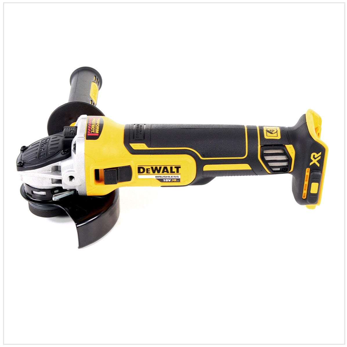 DeWalt DCG 405 D2 Akku Winkelschleifer 18V 125mm Brushless + 2x Akku 2,0Ah + Ladegerät + TSTAK - Toolbrothers