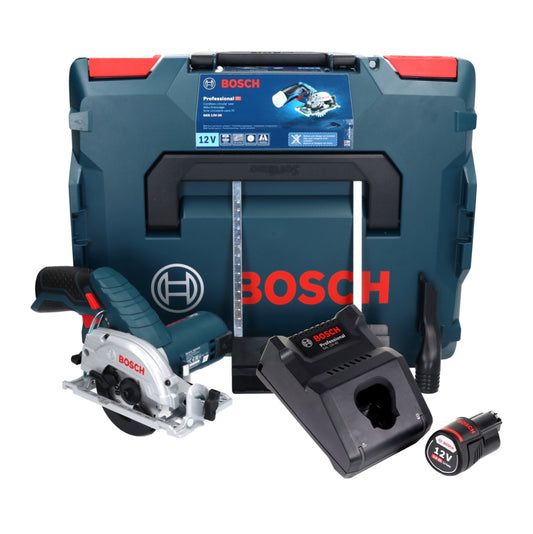 Bosch GKS 12V-26 Professional Akku Handkreissäge 12 V 85 mm + 1x Akku 3,0 Ah + Ladegerät + L-Boxx - Toolbrothers