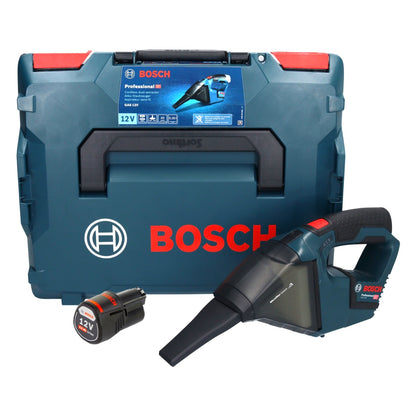 Bosch GAS 12V Professional Akku Staubsauger 12 V 0,35 l + 1x Akku 3,0 Ah + L-Boxx - ohne Ladegerät