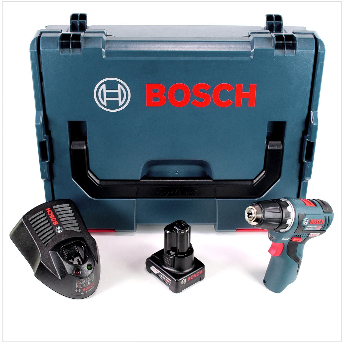 Bosch GSR 12V-20 Professional Akku Bohrschrauber Brushless 20Nm + L-Boxx + 1x Akku 6,0Ah + 1x Ladegerät - Toolbrothers