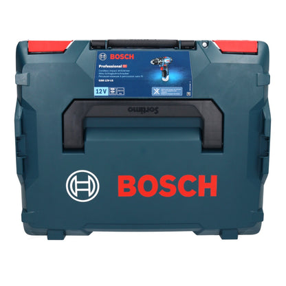 Bosch GSB 12V-15 Professional Akku Schlagbohrschrauber 12 V 30 Nm + 1x Akku 3,0 Ah + L-Boxx - ohne Ladegerät