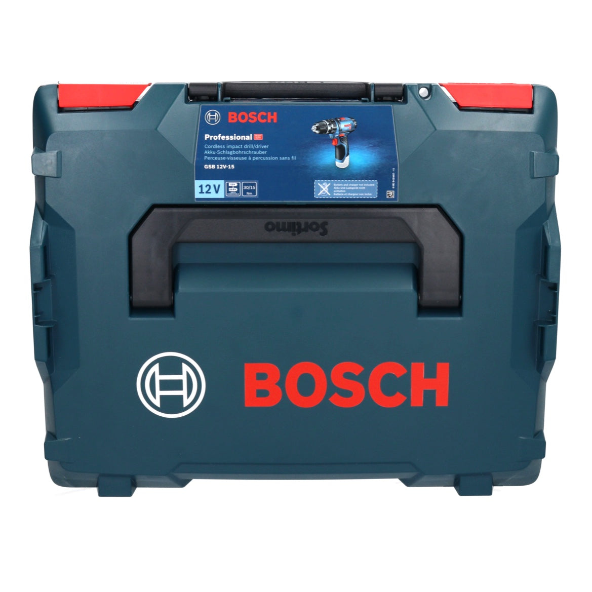 Bosch GSB 12V-15 Professional Akku Schlagbohrschrauber 12 V 30 Nm + 1x Akku 3,0 Ah + L-Boxx - ohne Ladegerät - Toolbrothers