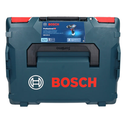 Bosch GSB 12V-15 Professional Akku Schlagbohrschrauber 12 V 30 Nm + 1x Akku 6,0 Ah + Ladegerät + L-Boxx