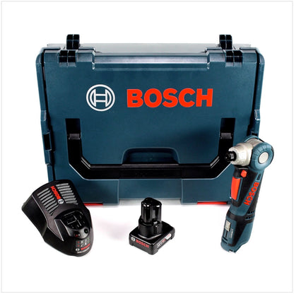 Bosch GWI 12V-5 Professional Akku Winkelschrauber in L-Boxx mit 1x GBA 6,0 Ah Akku und GAL 1230 CV Ladegerät - Toolbrothers