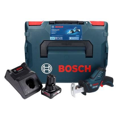 Bosch GSA 12V-14 Professional Akku Säbelsäge 12 V + 1x Akku 6,0 Ah + Ladegerät + L-Boxx