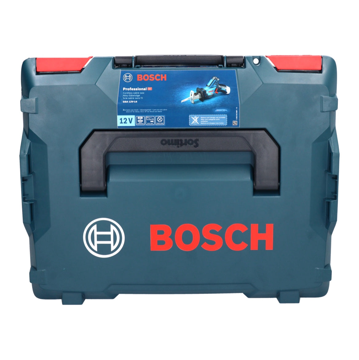 Bosch GSA 12V-14 Professional Akku Säbelsäge 12 V + 2x Akku 6,0 Ah + Ladegerät + L-Boxx - Toolbrothers