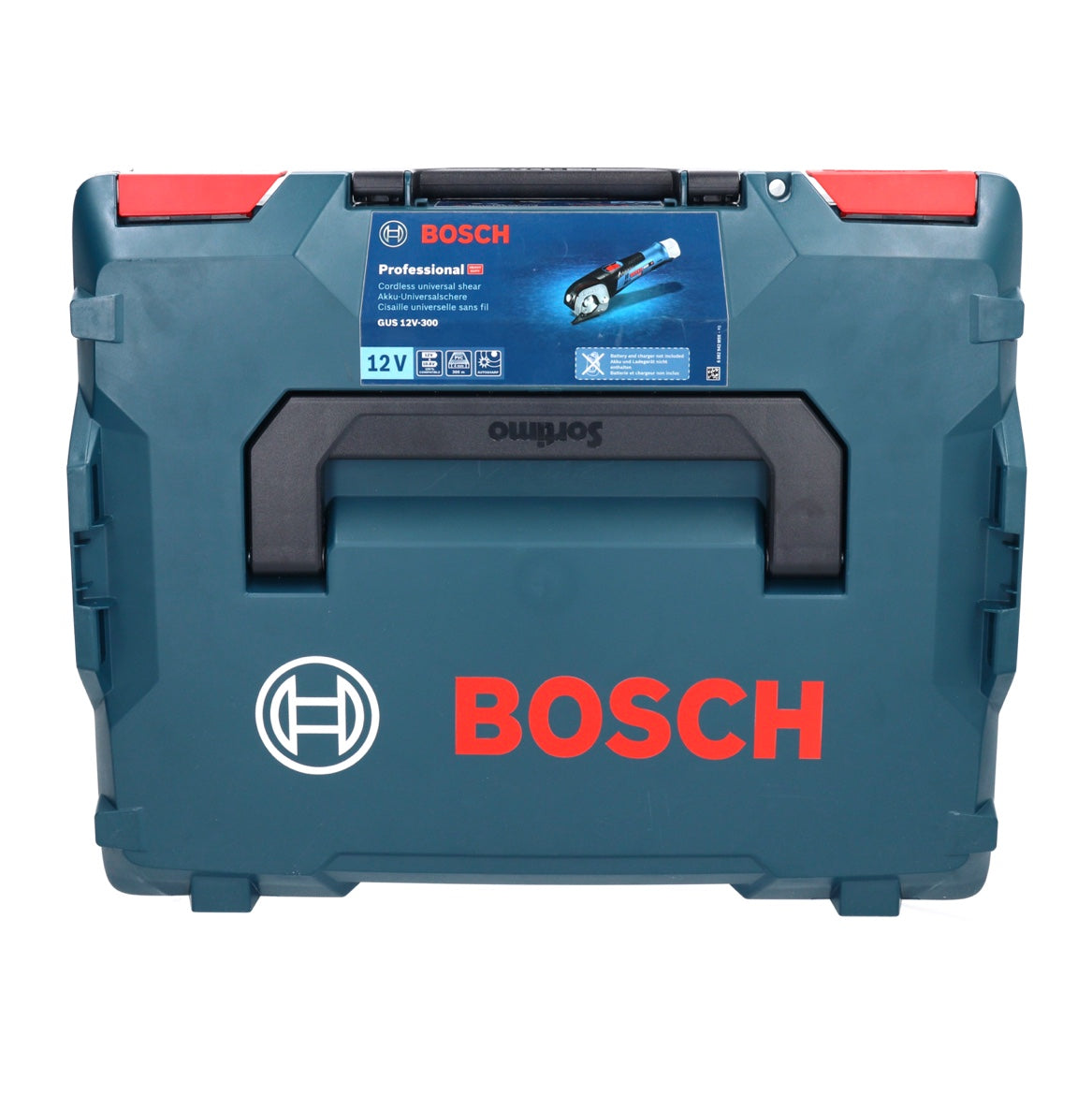 Bosch GUS 12V-300 Professional Akku Universalschere 12 V + 2x Akku 6,0 Ah + Ladegerät + L-Boxx - Toolbrothers