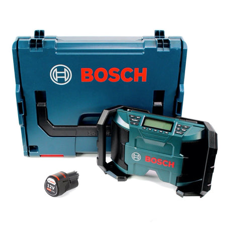 Bosch GPB 12V-10 Akku Baustellenradio 12 V Aux-In + 1x Akku 3,0 Ah + L-Boxx - ohne Ladegerät - Toolbrothers