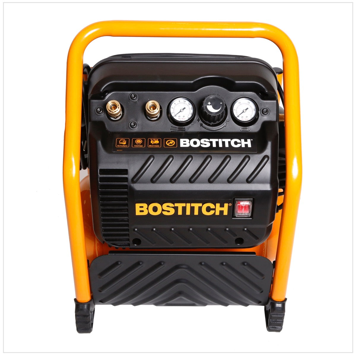 Bostitch RC10SQ-E Baustellen Kompressor 9,4 Liter / 1,5 PS / 13,78 Bar / 230 V extrem leise - Toolbrothers