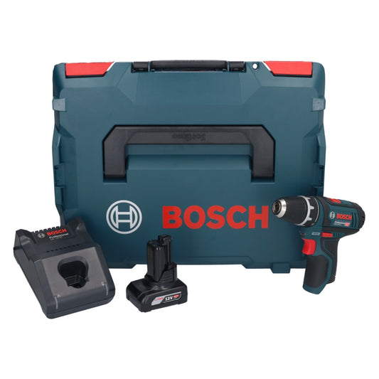 Bosch GSR 12V-15 Professional Akku Bohrschrauber 12 V 30 Nm + 1x Akku 6,0 Ah + Ladegerät + L-Boxx - Toolbrothers