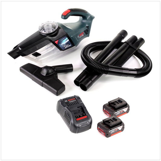 Bosch GAS 18V-1 Akku Staubsauger 18V + 2x Akku 5,0Ah + Ladegerät - Toolbrothers