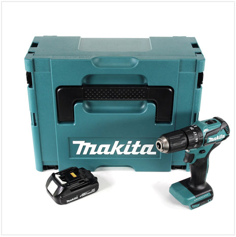 Makita DHP 483 Y1J Akku Schlagbohrschrauber 18V 40Nm im Makpac + 1x 1,5 Ah Akku - ohne Ladegerät