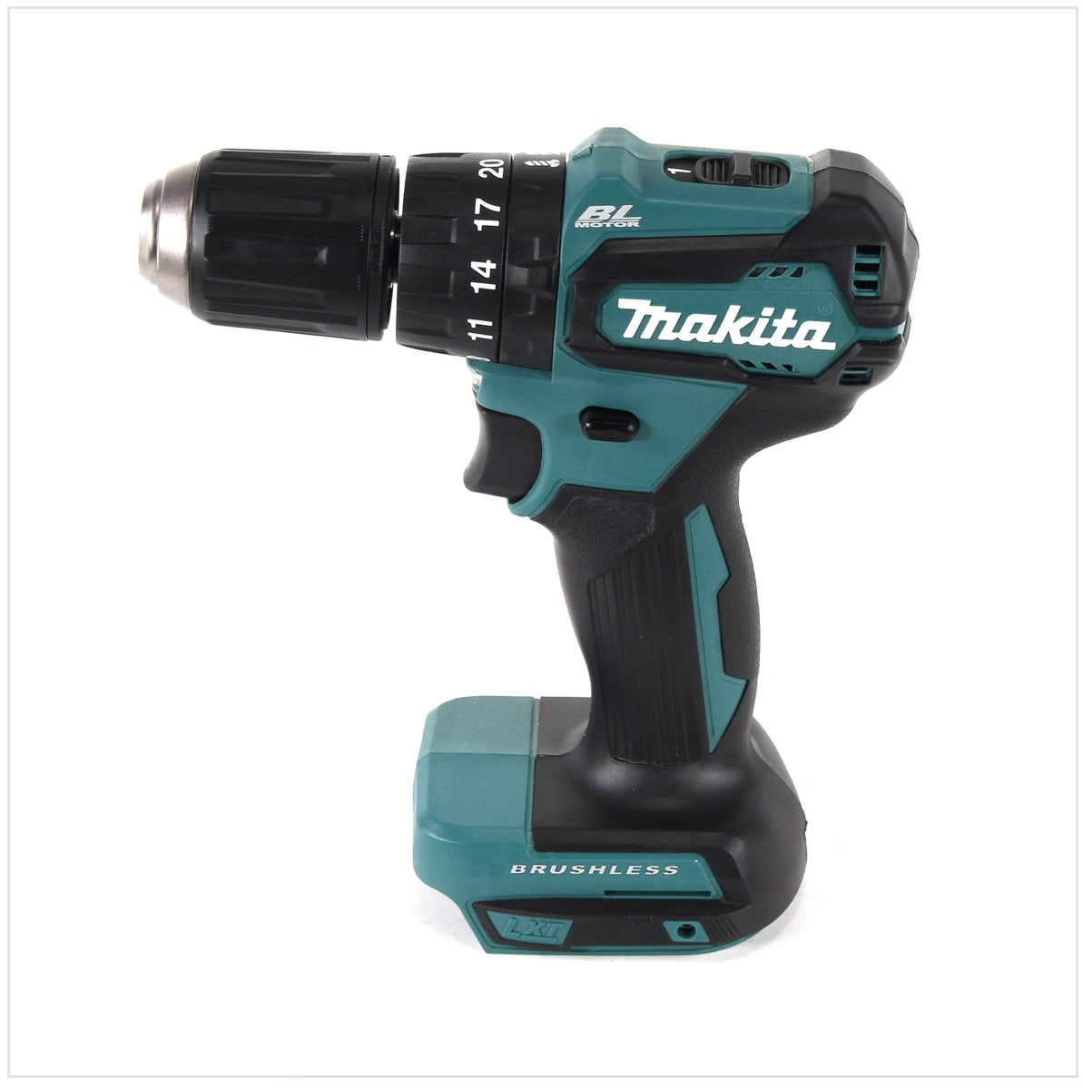 Makita DHP 483 RAJ Akku Schlagbohrschrauber 18 V 40 Nm Brushless + 2x Akku 2,0 Ah + Ladegerät + Makpac - Toolbrothers