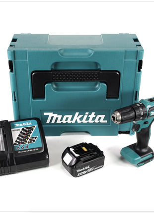 Makita DHP 483 RT1J Akku Schlagbohrschrauber 18V 40Nm im Makpac + 1x 5,0 Ah Akku +Ladegerät