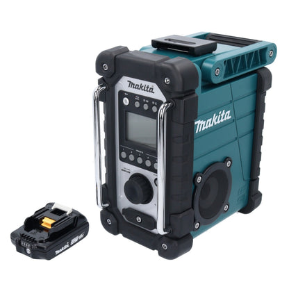 Makita DMR 107 A1 Akku Baustellen Radio 7,2 - 18 V + 1x Akku 2,0 Ah - ohne Ladegerät - Toolbrothers