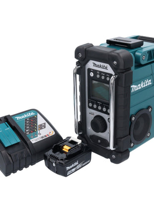 Makita DMR 107 RT1 Akku Baustellen Radio 7,2 - 18 V + 1x Akku 5,0 Ah + Ladegerät - Toolbrothers