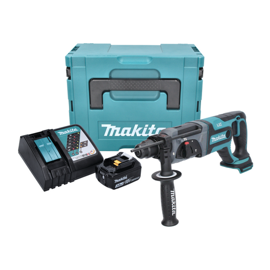 Makita DHR 241 RF1J Akku Bohrhammer 18 V 2,0 J SDS plus + 1x Akku 3,0 Ah + Ladegerät + Makpac - Toolbrothers