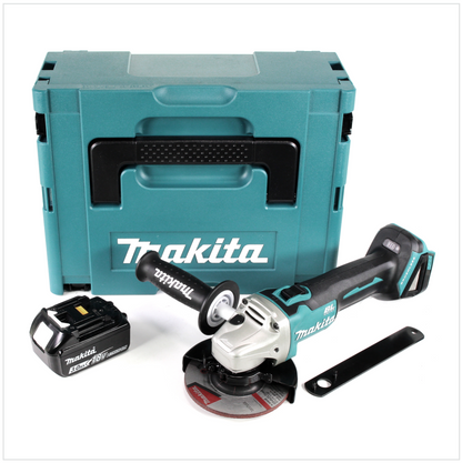 Makita DGA 504 F1J Akku Winkelschleifer 18V 125mm Brushless + 1x Akku 3,0Ah + Makpac - ohne Ladegerät