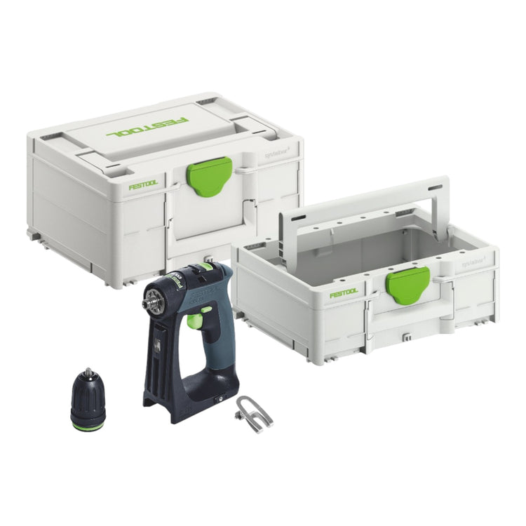 Festool CXS 18-Basic Akku Bohrschrauber 18 V 40 Nm Brushless ( 576882 ) + Systainer (inkl. Systainer ToolBox SYS3 TB M 137)