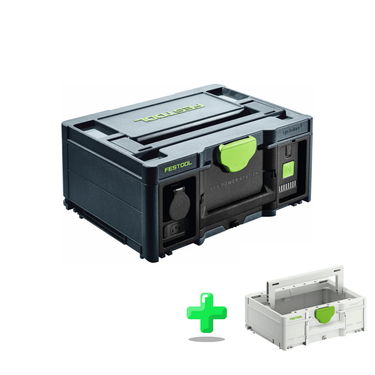 Festool SYS-PowerStation SYS-PST 1500 ( 205721 ) + Festool Systainer ToolBox SYS3 TB M 137 ( 204865 ) T-LOC