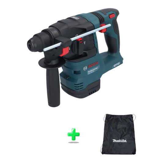 Perceuse à percussion sans fil Bosch GBH 18V-22 Professional 18 V 1,9 J SDS Plus Brushless Solo (0611924000) + sac à dos / sac d'accessoires Makita