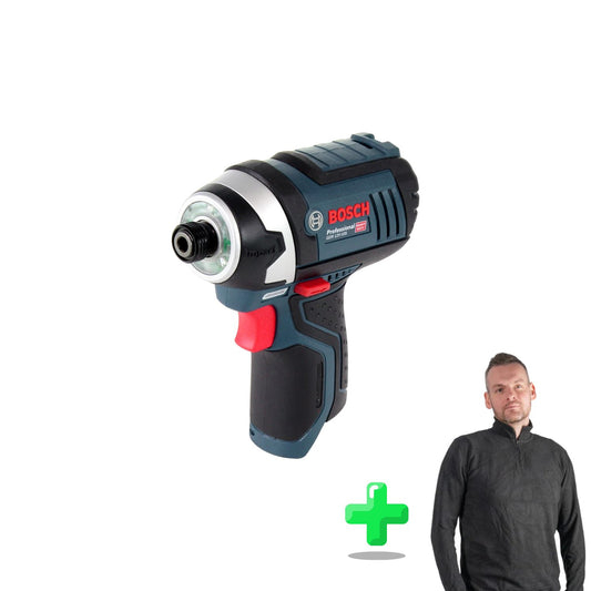 Bosch GDR 12V-105 Clé à chocs rotative professionnelle sans fil 12V 105Nm + Sweat-shirt Toolbrothers Quarter-Zip 