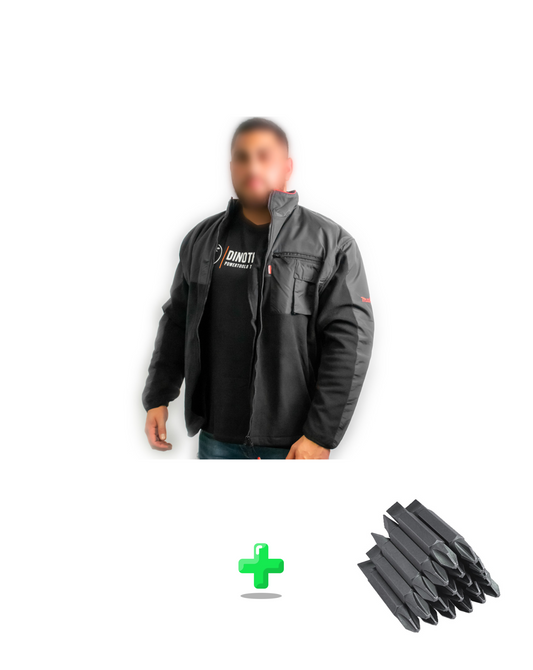 Makita Fleece Jacke XL Arbeit und Freizeit ( 98P118 ) Kooperation mit Dickies + Makita Bit Set PH2 45 mm 20 Stück