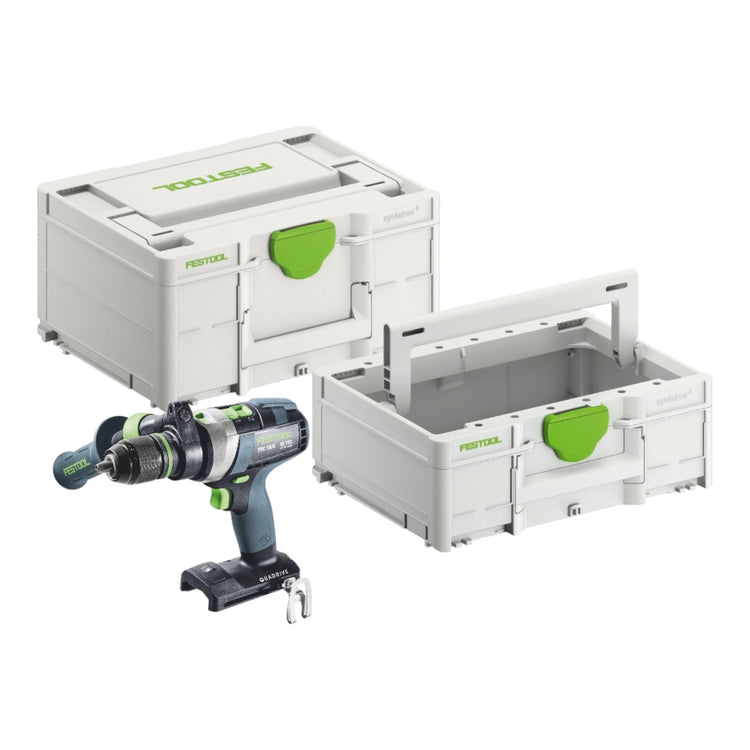 Festool TPC 18/4 I-Basic Akku Schlagbohrschrauber 18 V 75 Nm ( 575604 ) Brushless + Systainer + Systainer ToolBox SYS3 TB M 137