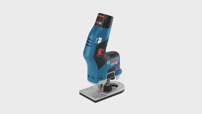 Bosch GKF 12V-8 Professional Akku Kantenfräse 12V + 2x Akku 3,0 Ah + Ladegerät + L-Boxx