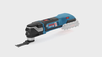 Bosch GOP 18 V-28 Professional Brushless Outil multifonctions découpeur-ponceur sans fil avec StarlockPlus + boîtier L-Boxx - sans Batterie ni Chargeur ( 06018B6001 )