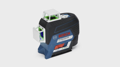 Bosch Professional GLL 3-80 CG Linienlaser in L-Boxx + 1x GBA 12 V 2,0 Ah Akku + 1x GAL 1230 CV Ladegerät + Zubehör ( 0601063T00 )