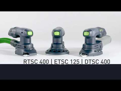 Lijadora excéntrica inalámbrica Festool ETSC 125-Basic (576370) 18 V 125 mm sin escobillas + systainer - sin batería, sin cargador - sucesora de 201533