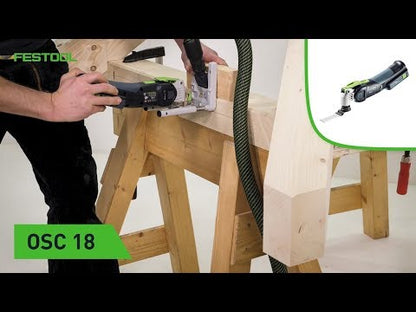 Festool VECTURO OSC 18 E-Basic oscilador de batería 18 V Starlock Max (576591) sin escobillas + systainer - sin batería, sin cargador (sucesor de 574848)